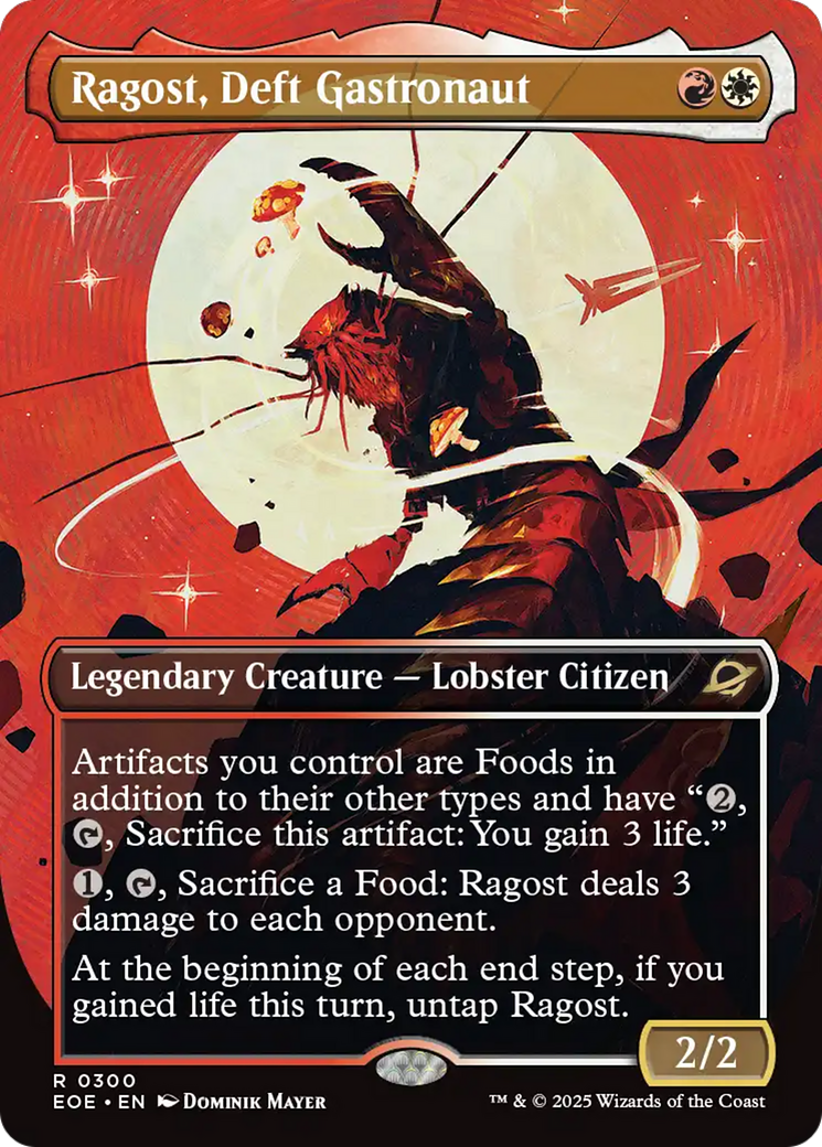 Ragost, Deft Gastronaut (Borderless) [Edge of Eternities] Foil