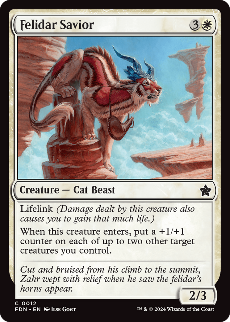 Felidar Savior [Foundations] Foil