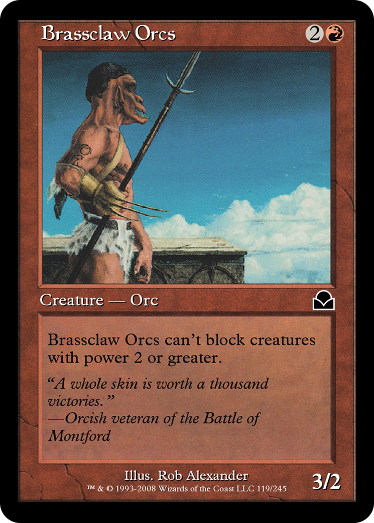 Brassclaw Orcs  [Masters Edition II]