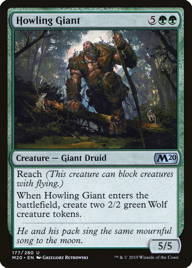 Howling Giant [Core Set 2020] Foil