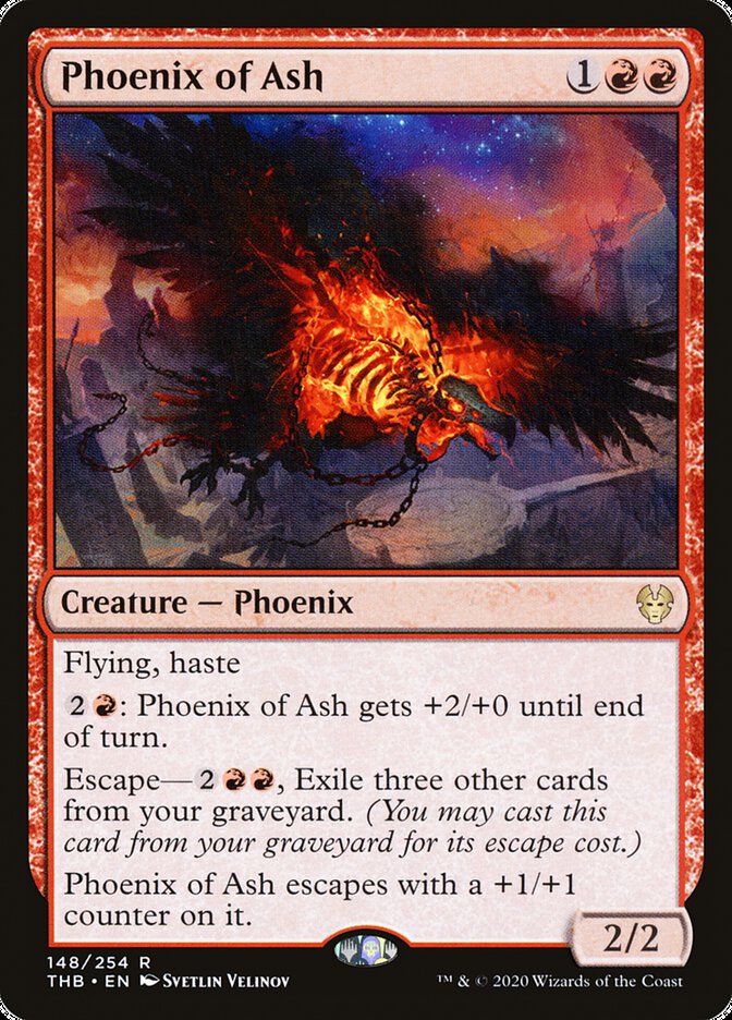 Phoenix of Ash [Theros Beyond Death] Foil