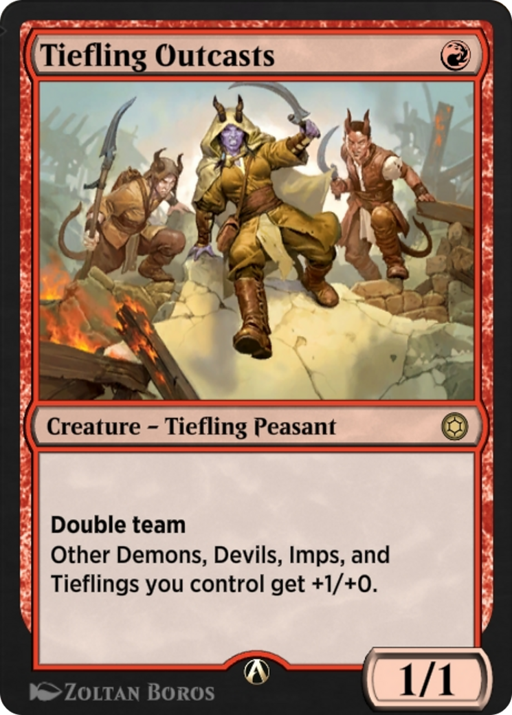 Tiefling Outcasts  [Alchemy Horizons: Baldur's Gate]