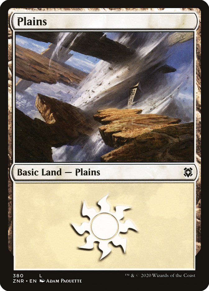 Plains (380) [Zendikar Rising] Foil