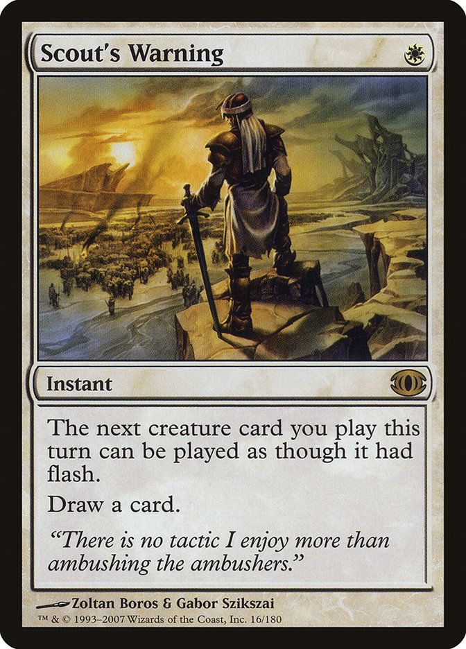 Scout's Warning [Future Sight] Foil