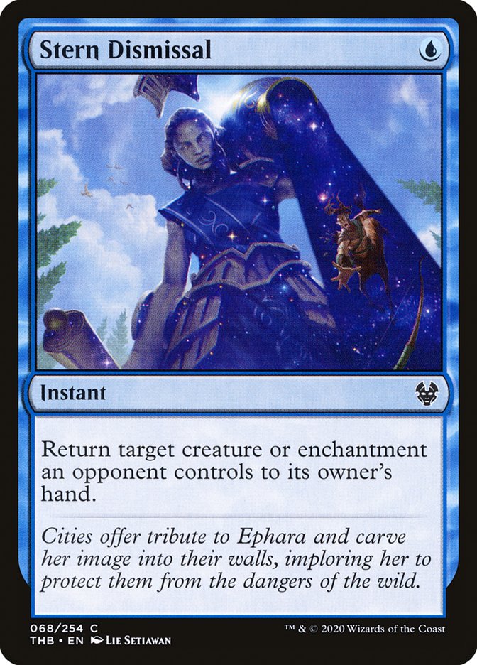 Stern Dismissal [Theros Beyond Death] Foil