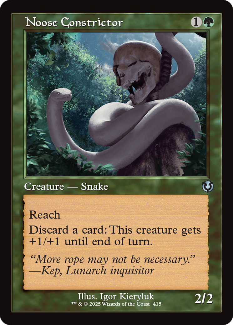 Noose Constrictor (Retro Frame) [Innistrad Remastered] Foil