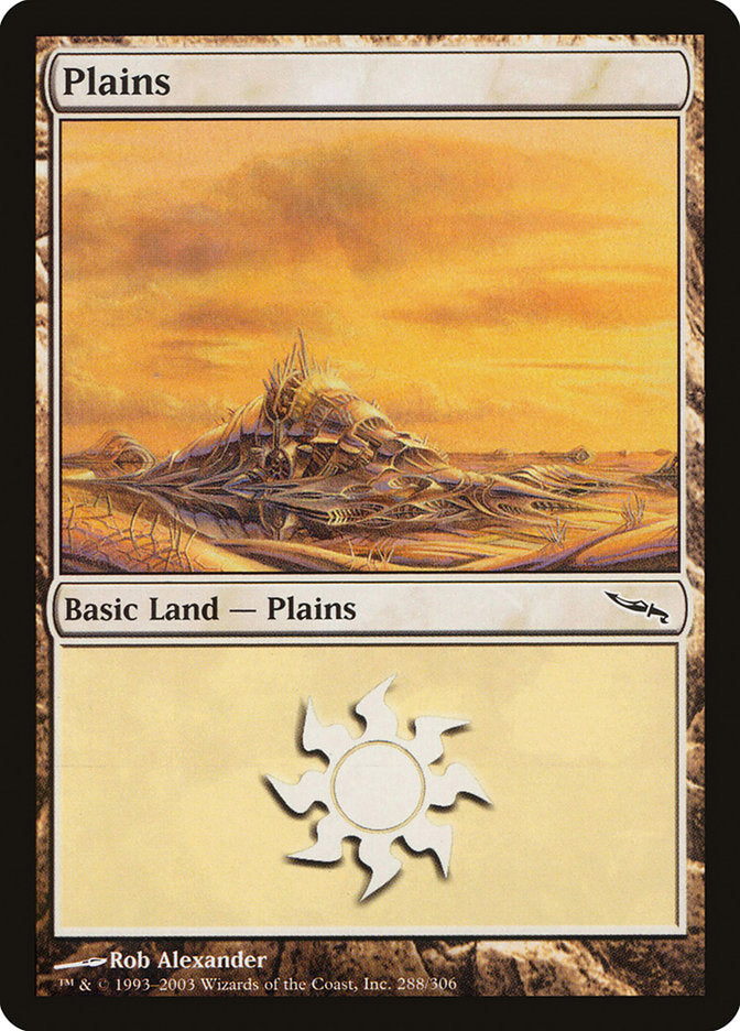 Plains (288) [Mirrodin] Foil