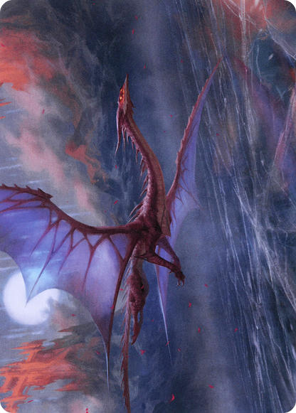 Manaform Hellkite // Manaform Hellkite  [Crimson Vow Art Series] (Borderless) Foil