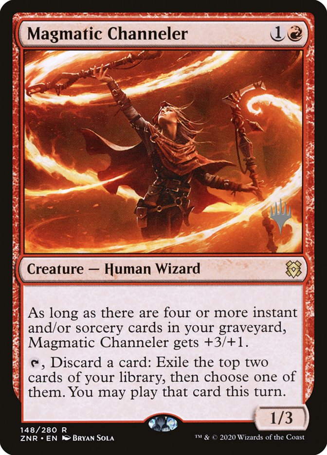 Magmatic Channeler (Promo Pack) [Zendikar Rising Promos] Foil