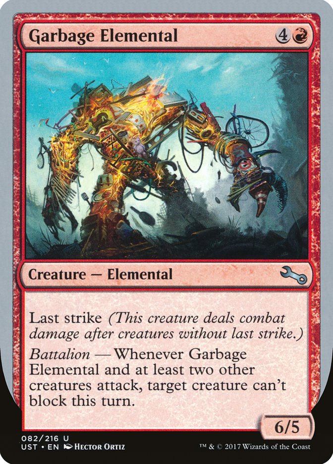 Garbage Elemental (6/5 Creature) [Unstable] Foil