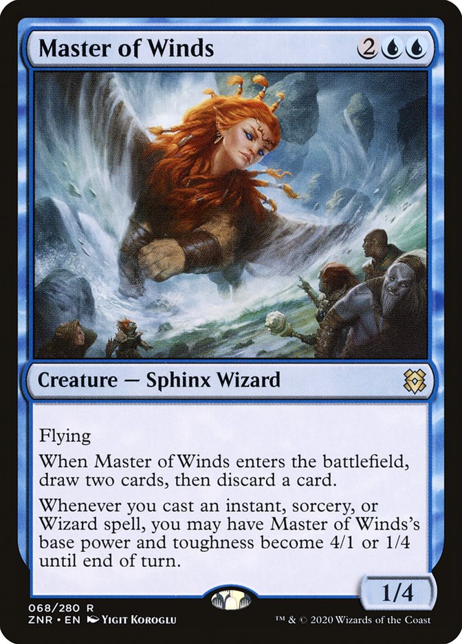 Master of Winds [Zendikar Rising] Foil