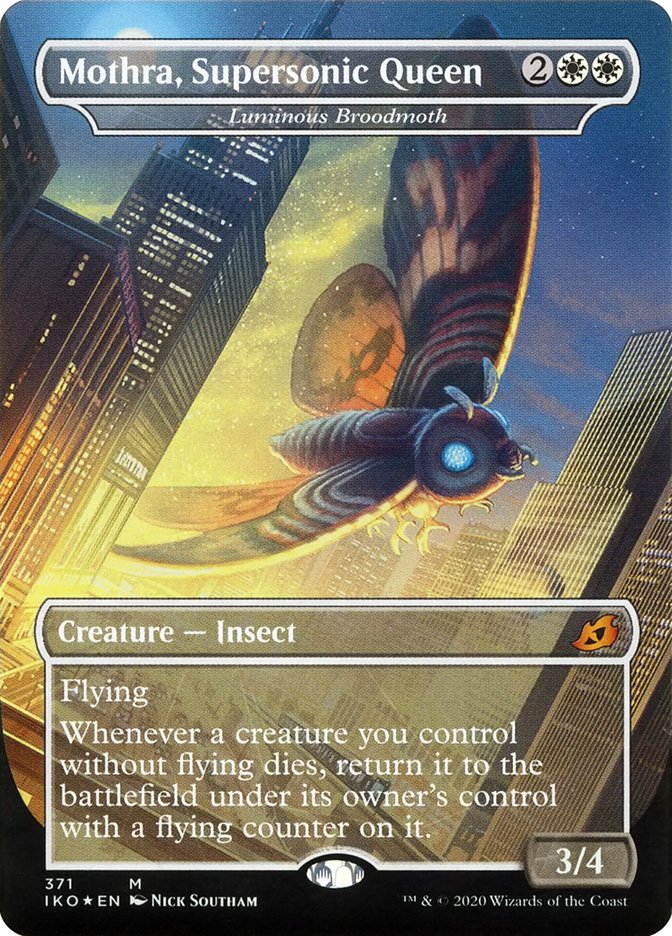 Luminous Broodmoth - Mothra, Supersonic Queen (Godzilla Series) [Ikoria: Lair of Behemoths] Foil