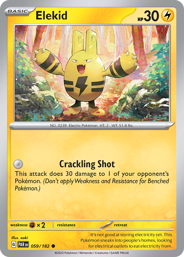 Elekid (059/182) [Scarlet & Violet: Paradox Rift] Reverse Holofoil