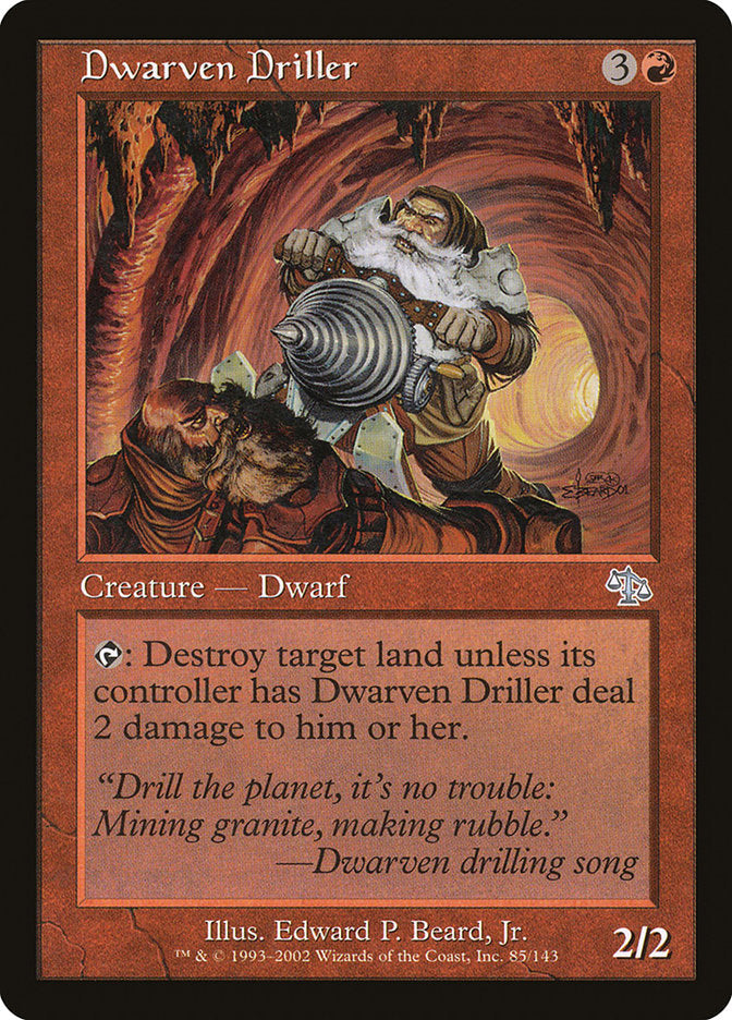 Dwarven Driller [Judgment] Foil