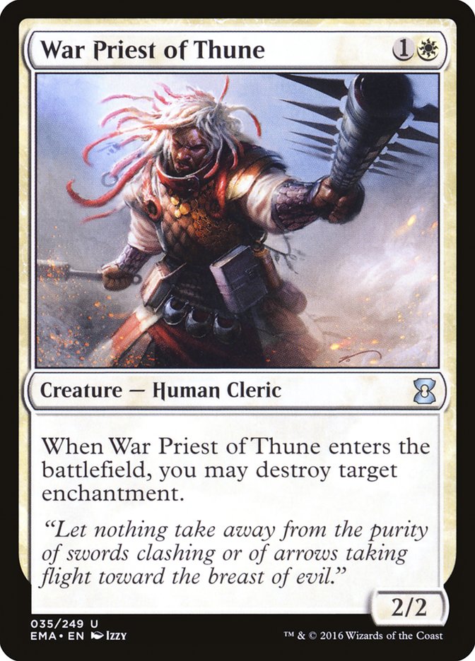 War Priest of Thune [Eternal Masters] Foil