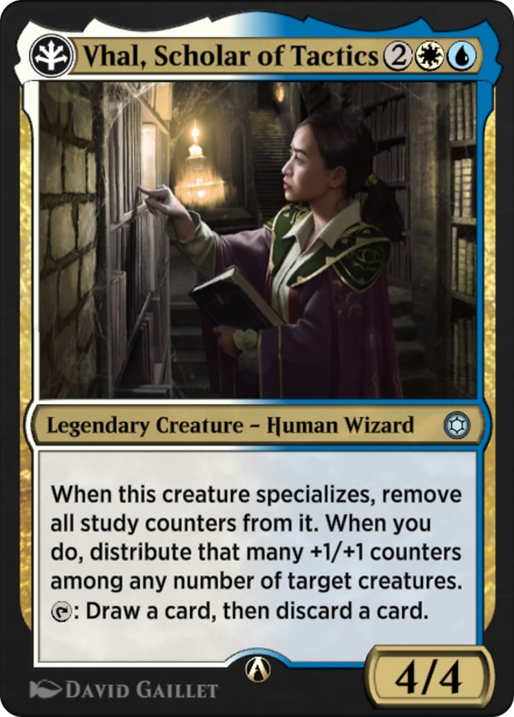 Vhal, Scholar of Tactics  [Alchemy Horizons: Baldur's Gate]