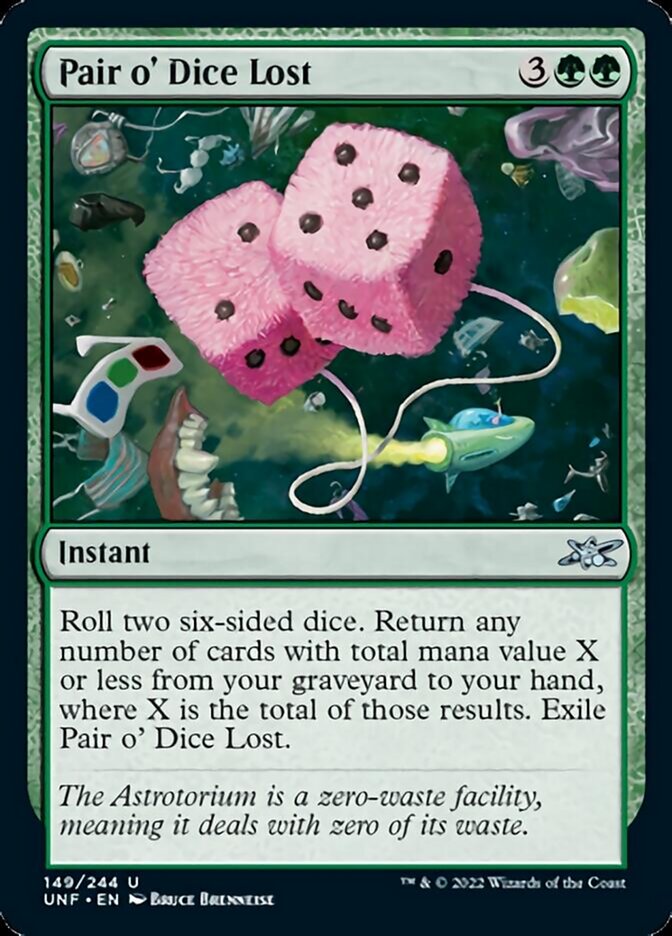 Pair o' Dice Lost [Unfinity] Foil