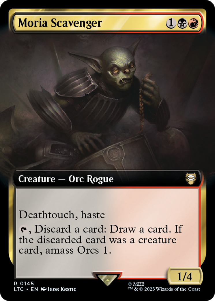Moria Scavenger (Extended Art) [The Lord of the Rings: Tales of Middle-Earth Commander] Foil