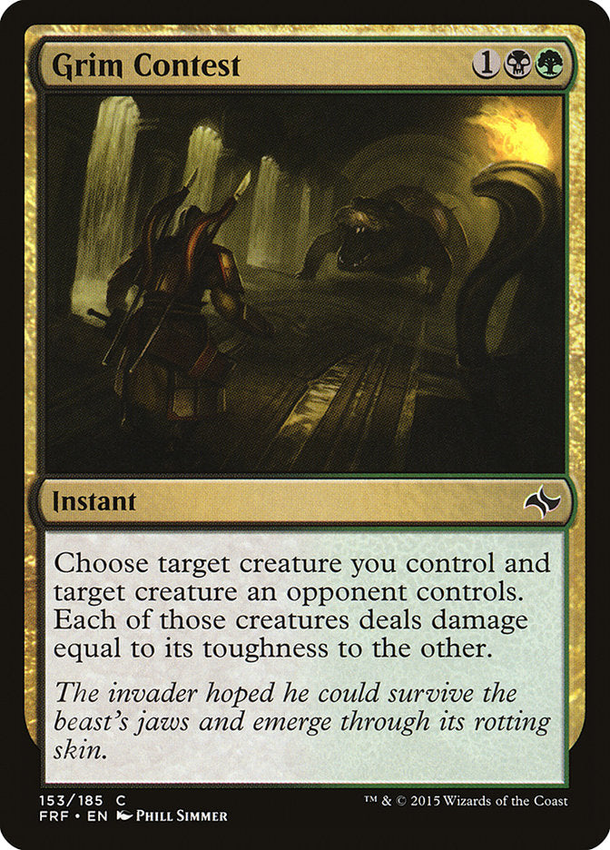 Grim Contest [Fate Reforged] Foil