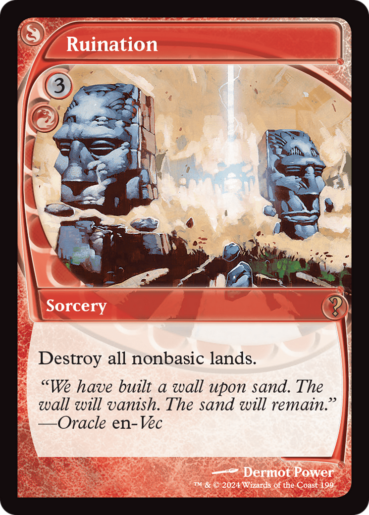 Ruination (Future Sight) [Mystery Booster 2] Foil