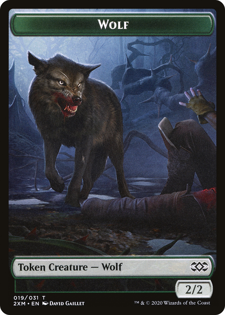 Wolf  [Double Masters Tokens]