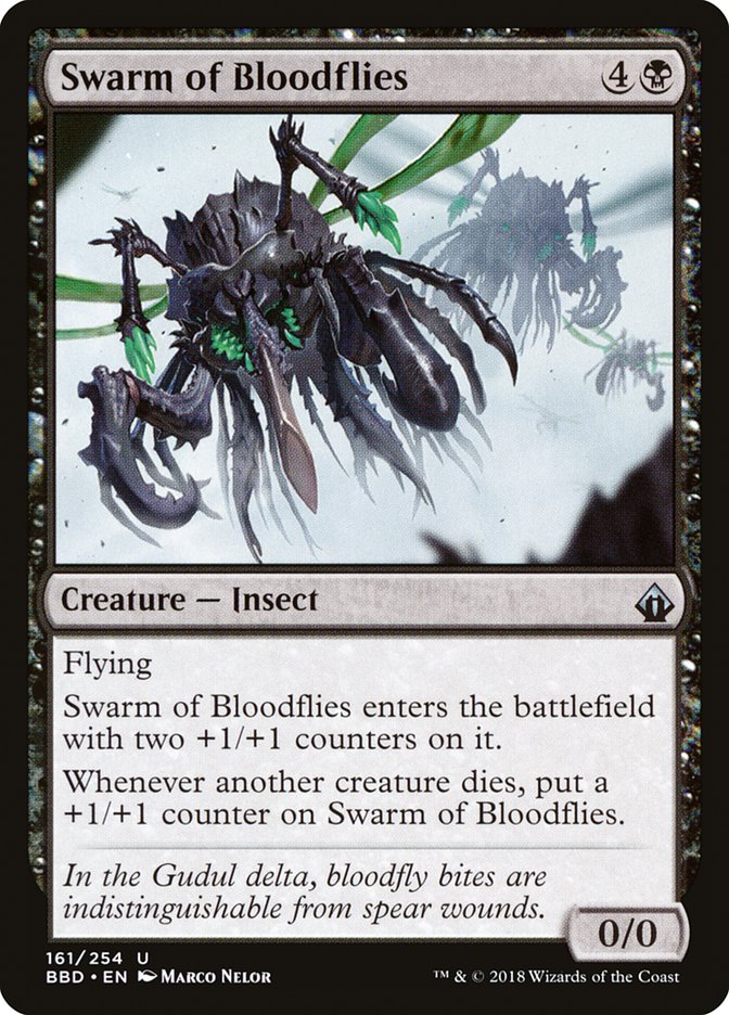 Swarm of Bloodflies [Battlebond] Foil