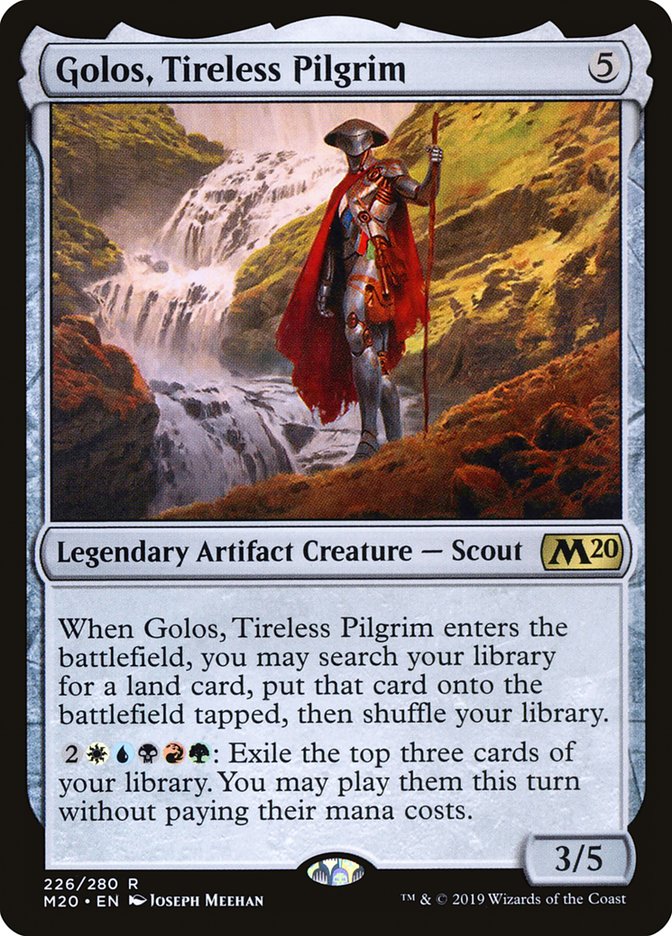 Golos, Tireless Pilgrim [Core Set 2020] Foil