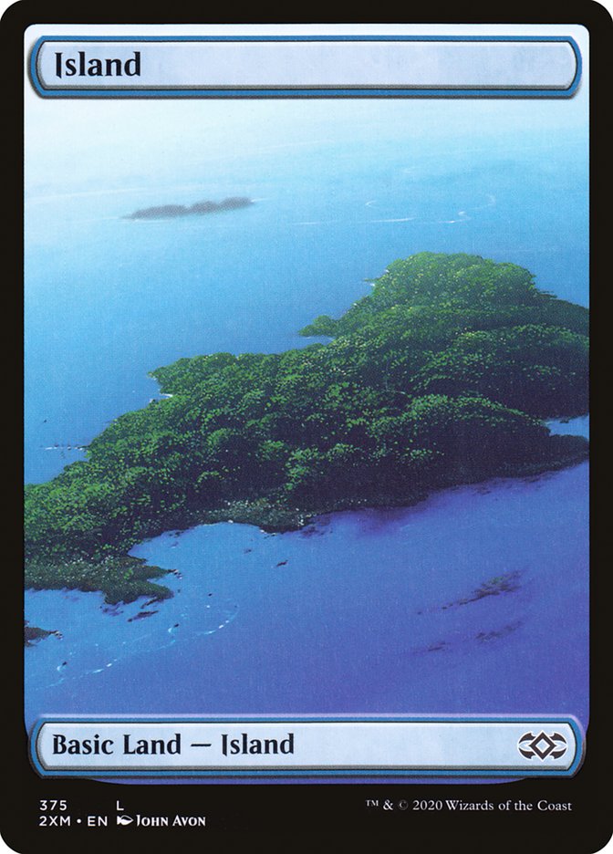 Island (375) [Double Masters] Foil