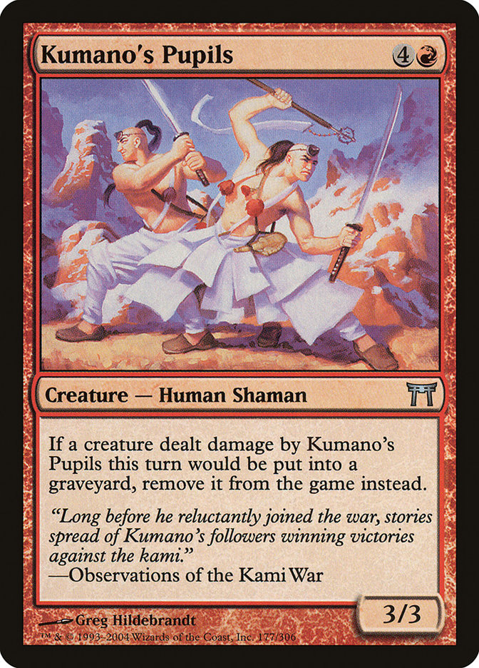 Kumano's Pupils [Champions of Kamigawa] Foil