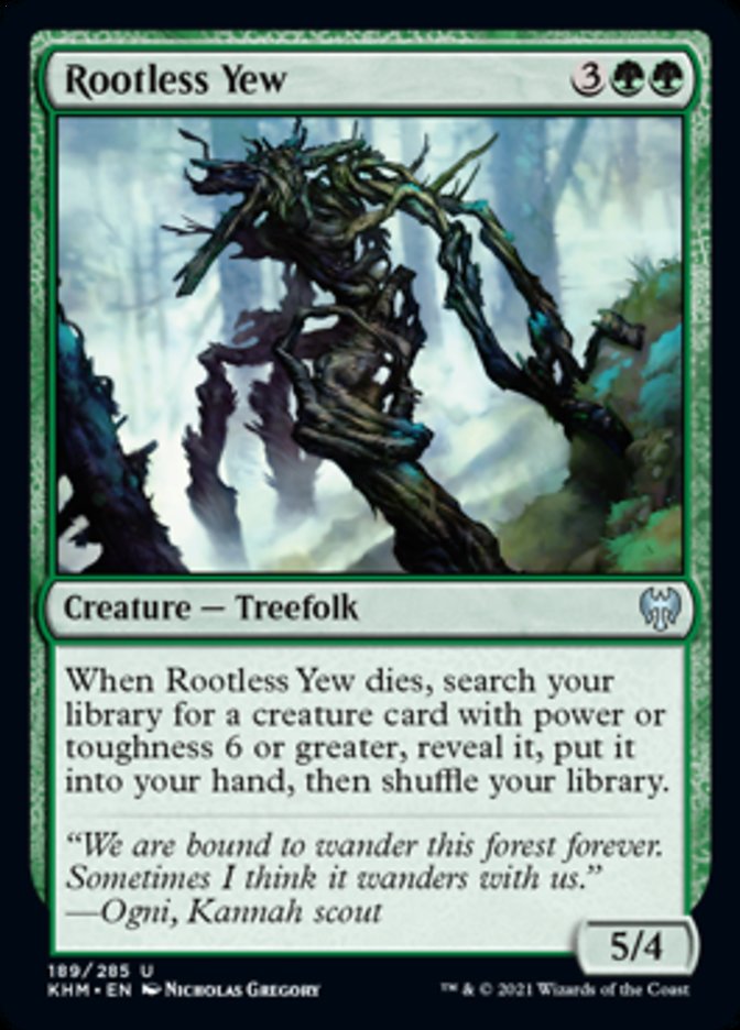 Rootless Yew [Kaldheim] Foil