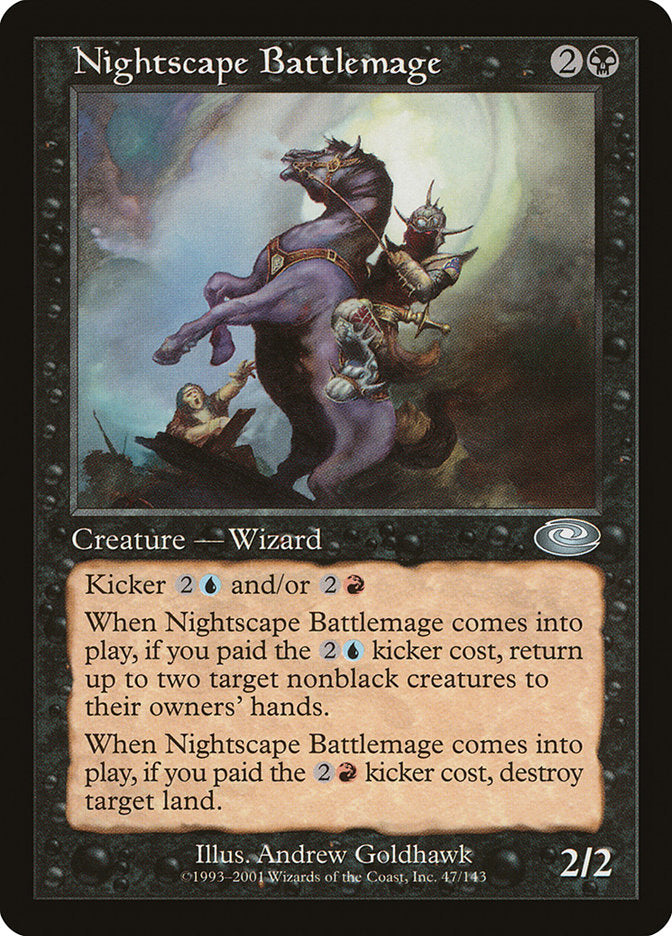 Nightscape Battlemage [Planeshift] Foil