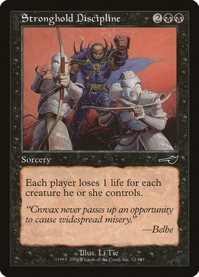 Stronghold Discipline [Nemesis] Foil