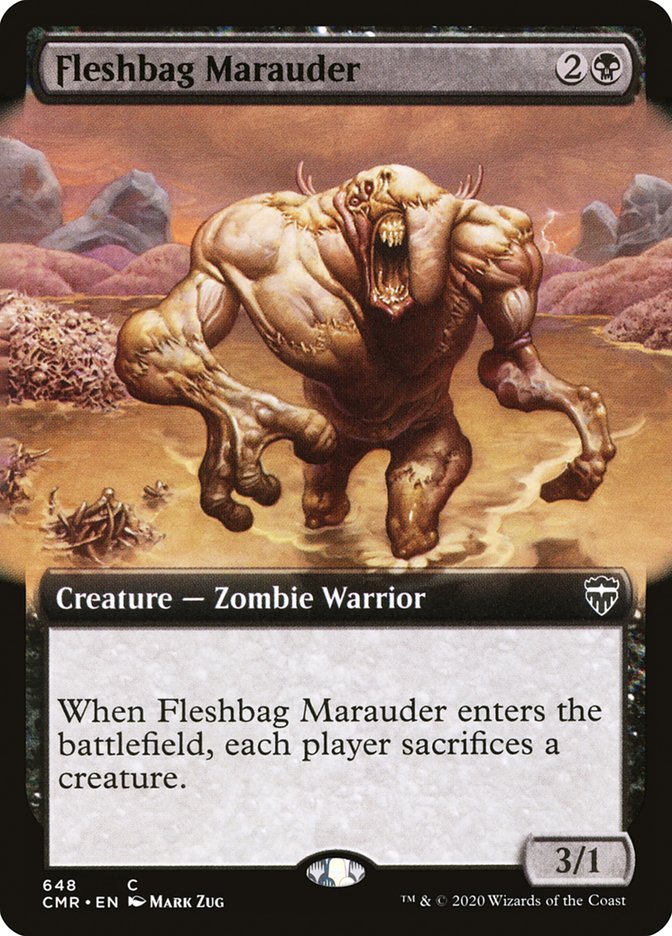 Fleshbag Marauder (Extended Art) [Commander Legends] Foil