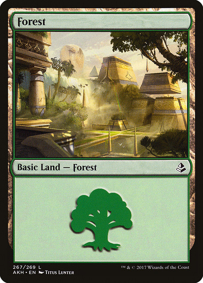 Forest (267) [Amonkhet] Foil