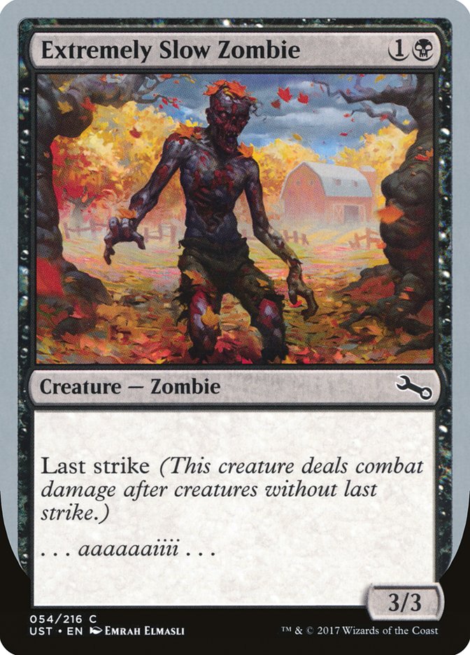 Extremely Slow Zombie ("...aaaaaaiiii...") [Unstable] Foil