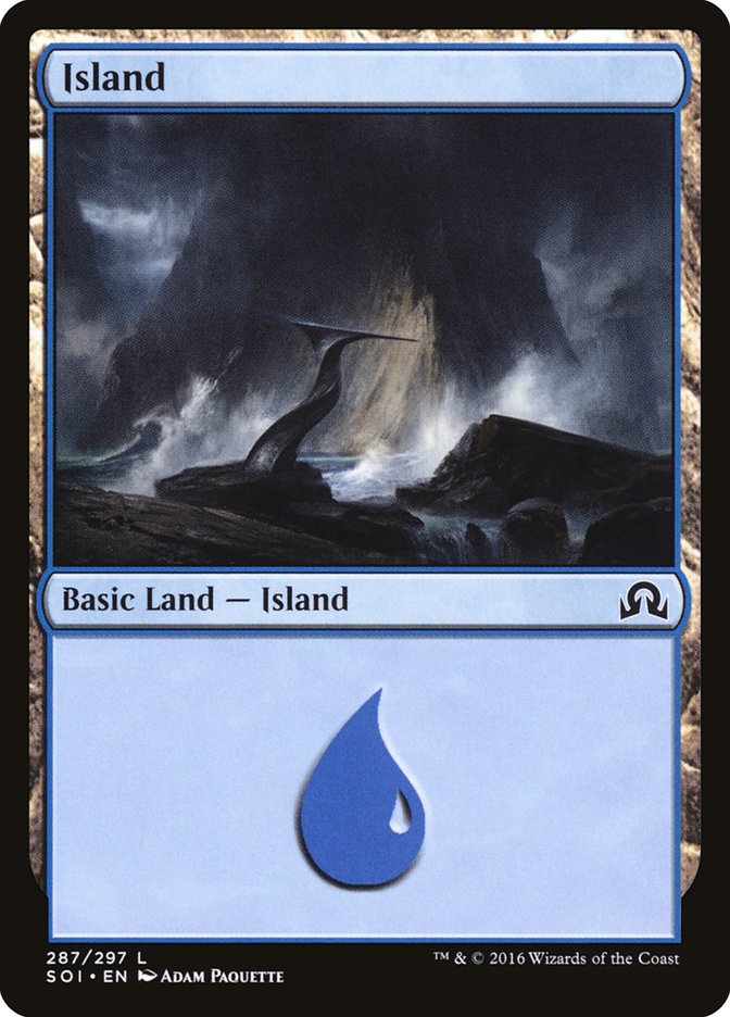 Island (287) [Shadows over Innistrad] Foil