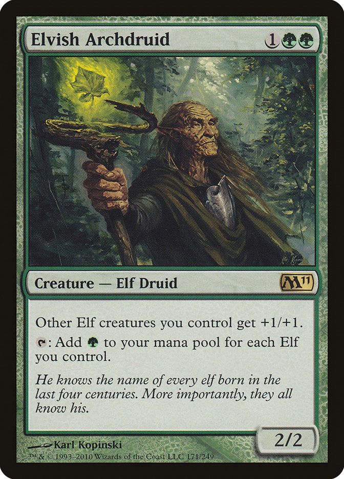 Elvish Archdruid [Magic 2011] Foil