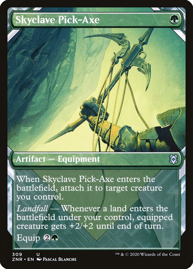 Skyclave Pick-Axe (Showcase) [Zendikar Rising] Foil