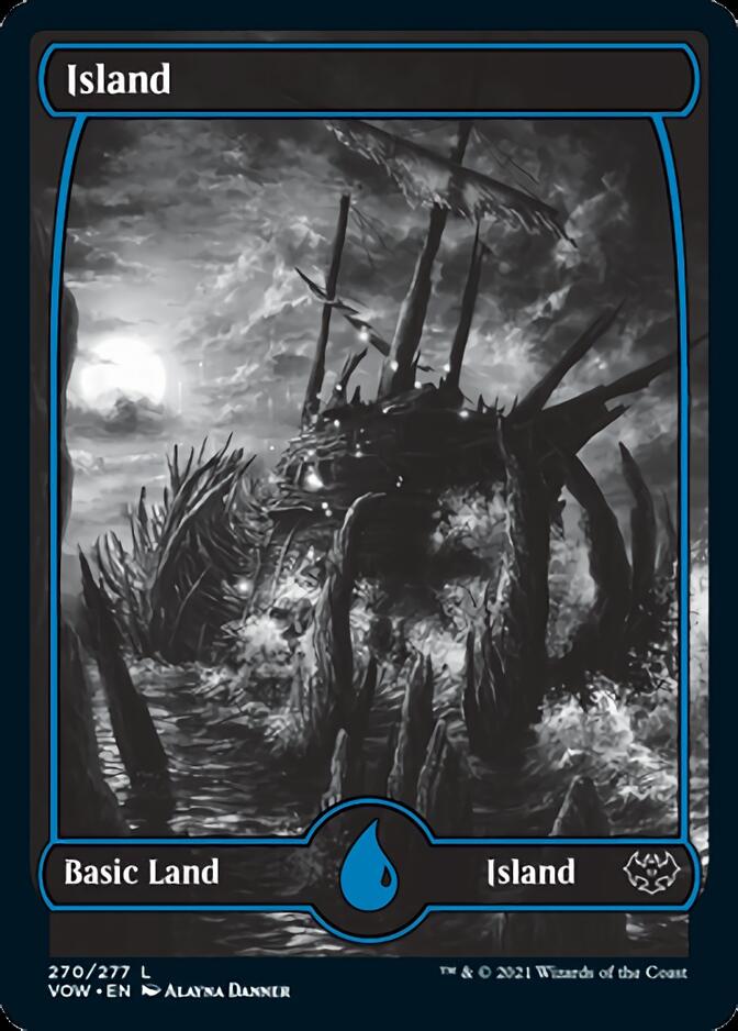 Island (270) [Innistrad: Crimson Vow] Foil