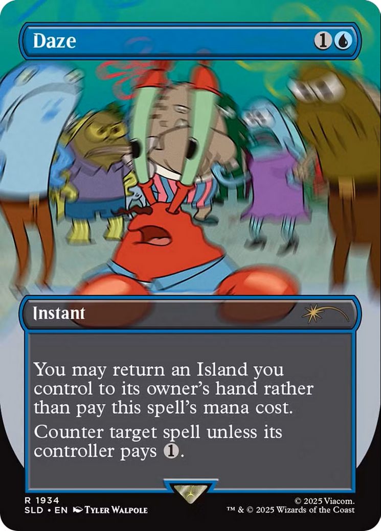 Daze  [Secret Lair Drop] (Borderless)