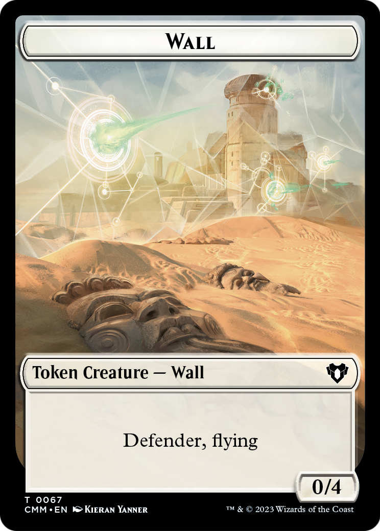 Wall  [Commander Masters Tokens] Foil
