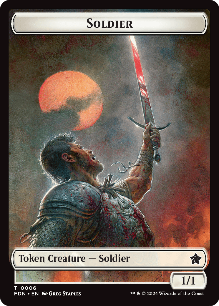 Soldier  [Foundations Tokens] Foil