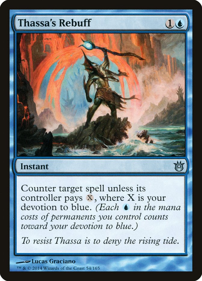 Thassa's Rebuff [Born of the Gods] Foil