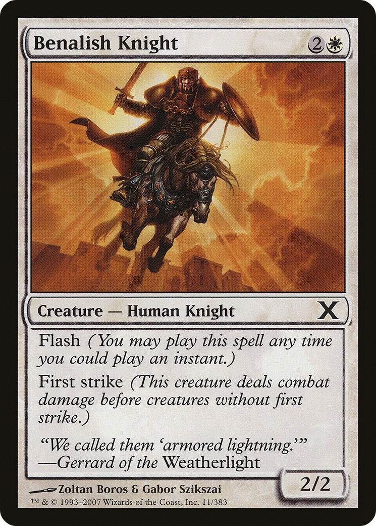 Benalish Knight  [Tenth Edition]