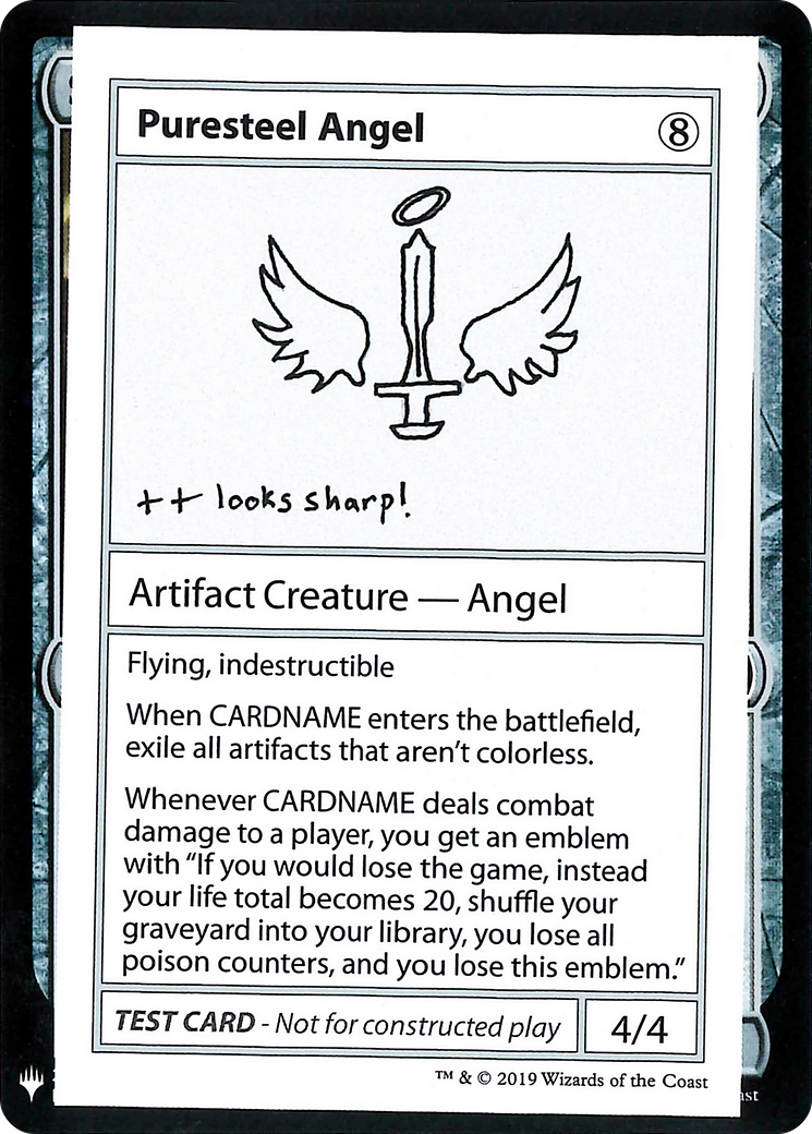 Puresteel Angel  [Mystery Booster Playtest Cards 2019]