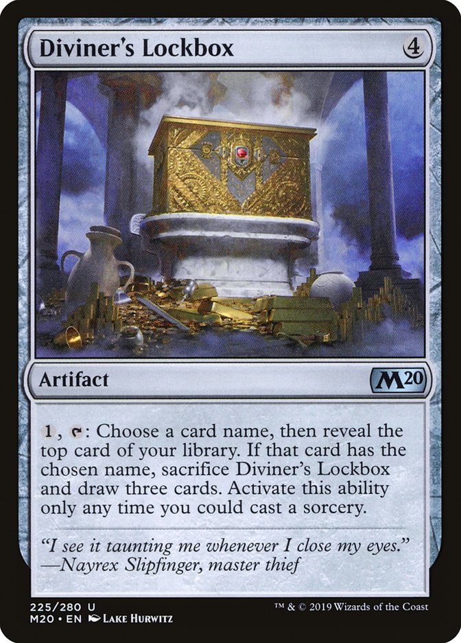 Diviner's Lockbox [Core Set 2020] Foil