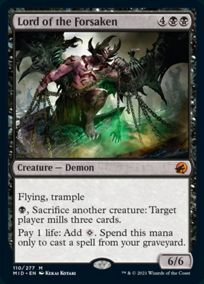 Lord of the Forsaken [Innistrad: Midnight Hunt] Foil