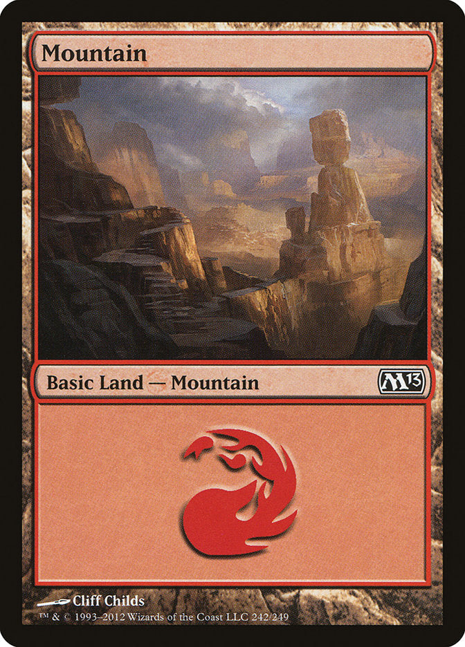 Mountain (242) [Magic 2013] Foil
