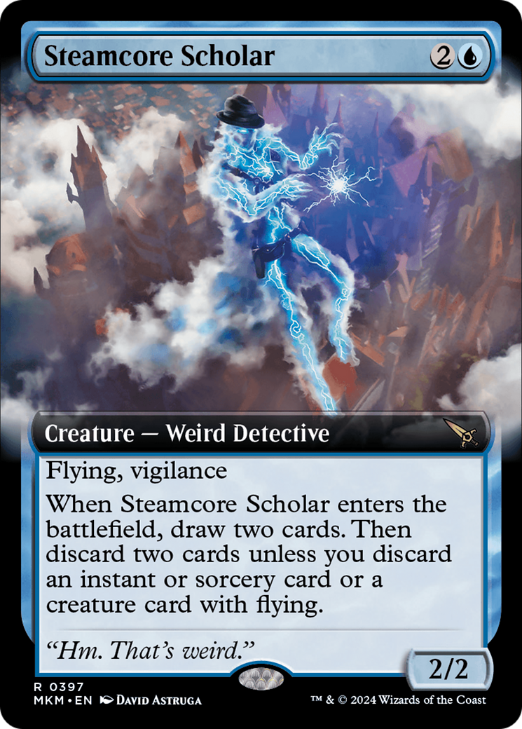 Steamcore Scholar (Extended Art) [Murders at Karlov Manor] Foil