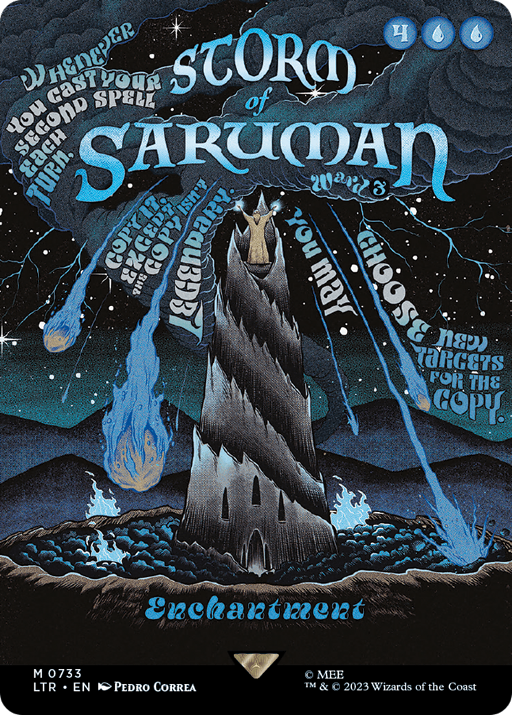 Storm of Saruman (Borderless Poster) [The Lord of the Rings: Tales of Middle-Earth] Foil